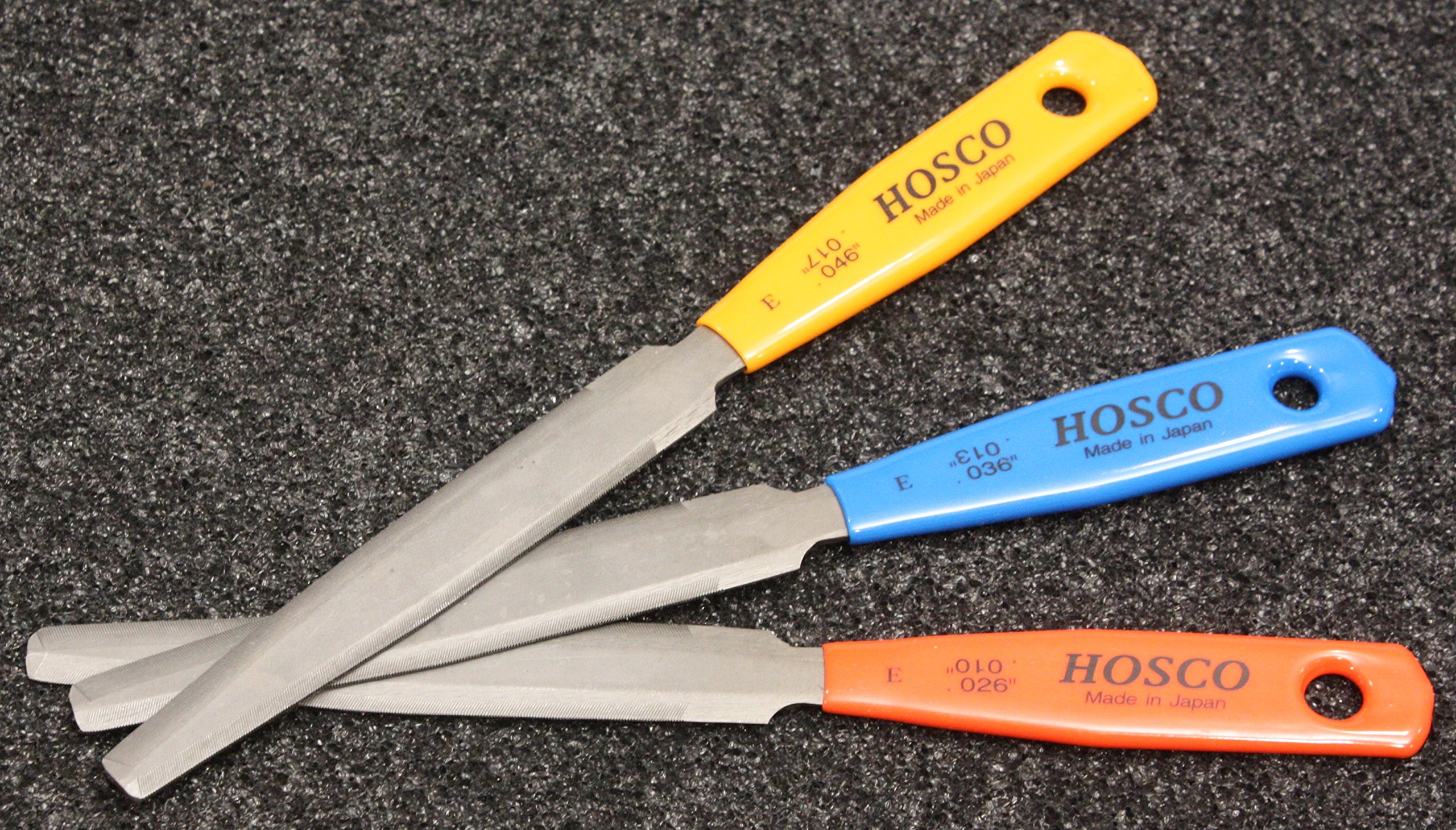 Amazon.com: Hosco 3 Guitar Nut File set TL-NF3E String Slots